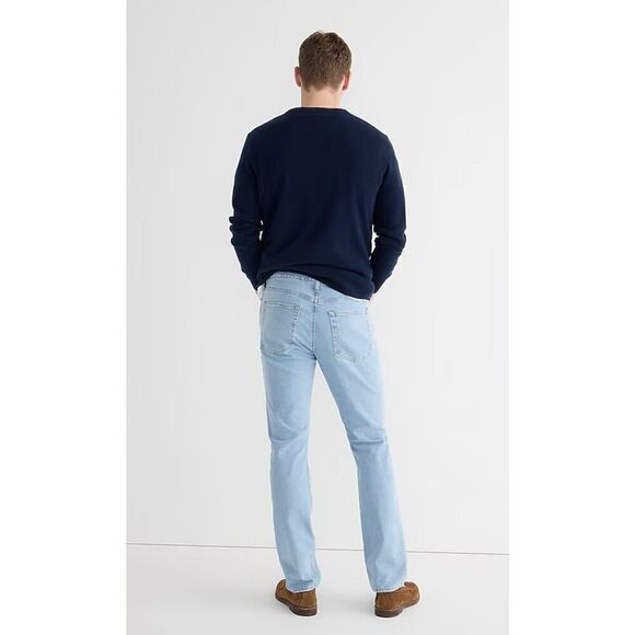 J.Crew 770 Straight Fit Jeans 38x32 Men's Light Wash NWT Classic Denim - Picture 3 of 8